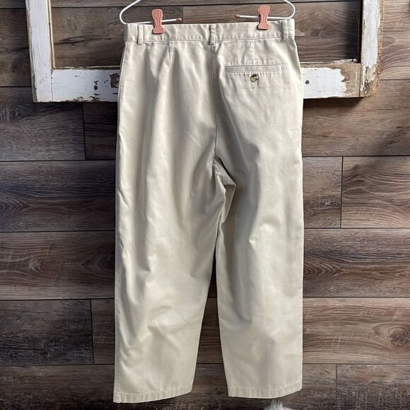 L.L.Bean Ladies Original Fit Pants, Size 10 Reg, Tan Khaki - Picture 4 of 6